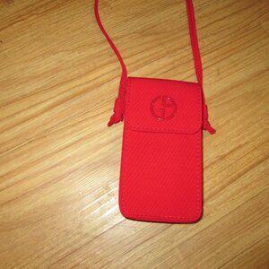 Giorgio Armani Beauty Crossbody Bag - Red from from the GA beauty line. Cute